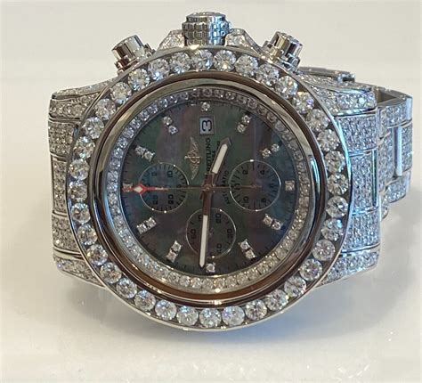 replica diamond breitling watches|breitling date wheel authentication.